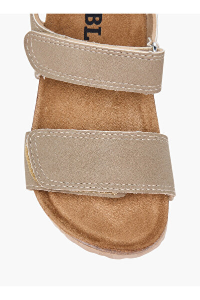 LBL by Shoexpress Solid Sandals with Hook and Loop Closure