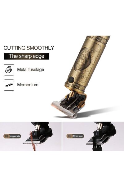 COOYA Beard Trimmer for Men, Professional,USB Fast Charge,T-Blade Trimmer Design,for Shave and Cut Freely