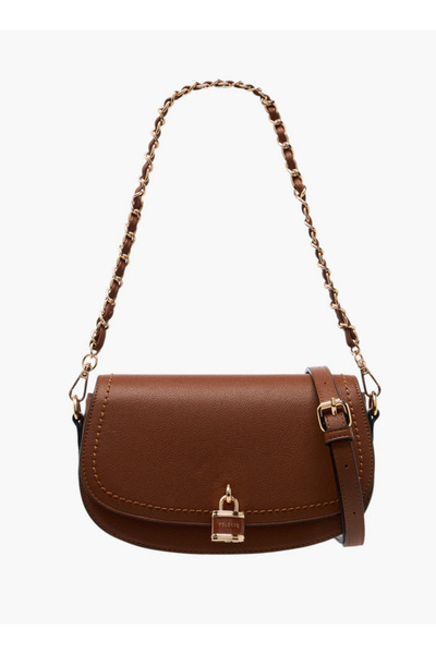 Celeste حقيبة كروس بودي بقفل مميز مع حزام قابل للفصل وقفل بغطاء - العرض 3 × ا...