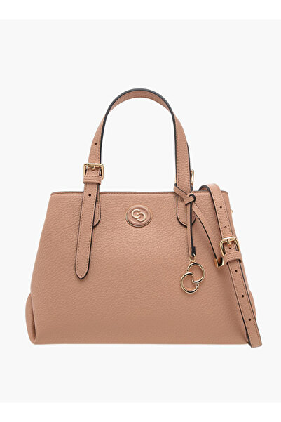 Celeste Solid Tote Bag with Double Handles and Detachable Strap - W 13 x H 20.5 x D 29 cm