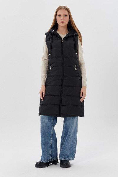 Shopping Shop Vestă gonflabilă cu glugă NEGRĂ
