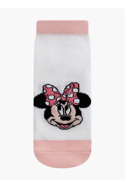 Disney Minnie Mouse Detail Ankle Length Socks - Set of 3