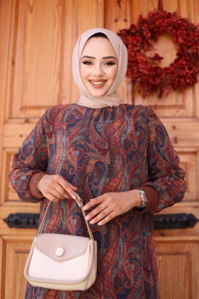 HARMAN BUTİK ΓΥΝΑΙΚΕΙΟ ΦΟΡΕΜΑ ΜΕ ΣΧΕΔΙΟ ΣΙΦΟΝ ΜΕ ΦΟΡΕΜΑ