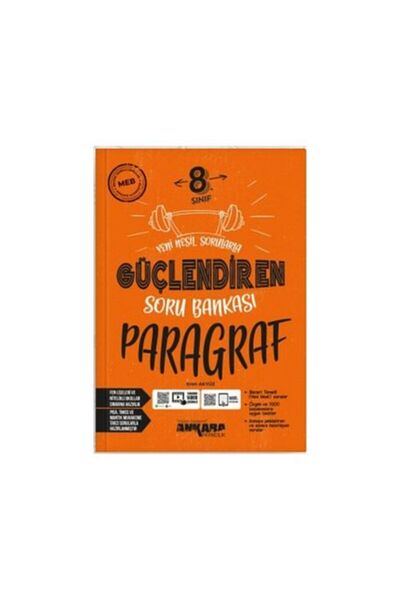 Ankara Yayıncılık ANKARA YAYINCILIK 8.SINIF GÜÇLENDİREN SORU BANKASI PARAGRAF