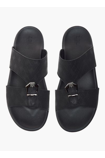 LBL by Shoexpress Buckle Accent Slip-On Arabic Sandals