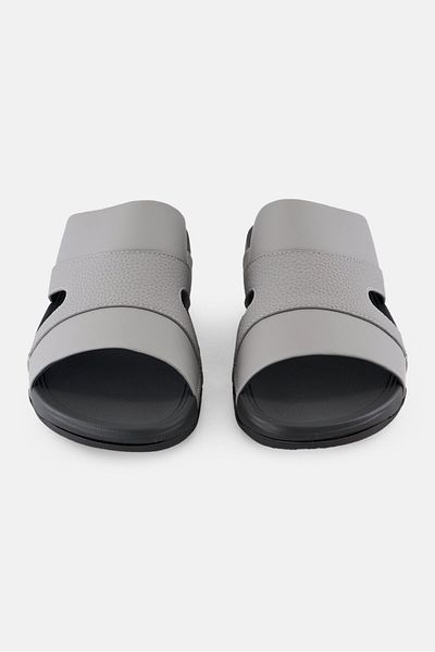 English Laundry Men Slip On Arabic Sandals, Grey