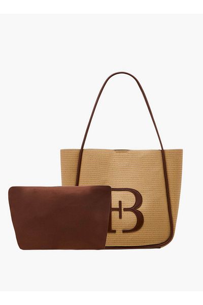 Flora Bella by Shoexpress Textured Tote Bag with Double Handle and Pouch