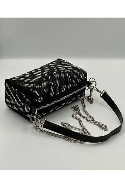 torime Geantă de umăr pentru femei Stoned Nubuck Chain