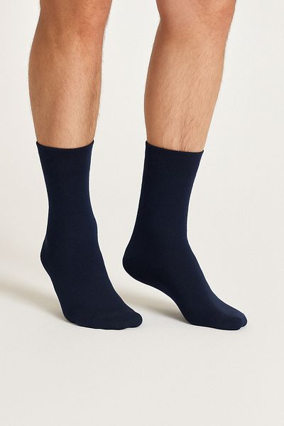 Ducks Socks Мъжки тъмносини бамбукови чорапи, 6 броя, безшевни, в кутия, перащи се