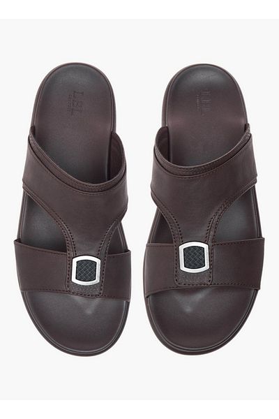 LBL by Shoexpress Metal Accent Slip-On Arabic Sandals