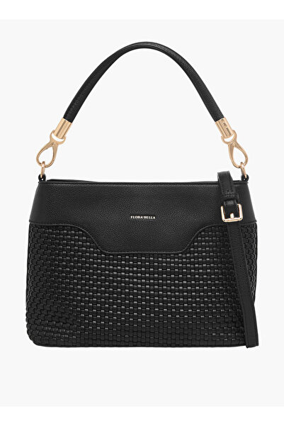 Flora Bella by Shoexpress Textured Shoulder Bag with Zip Closure and Adjustab...