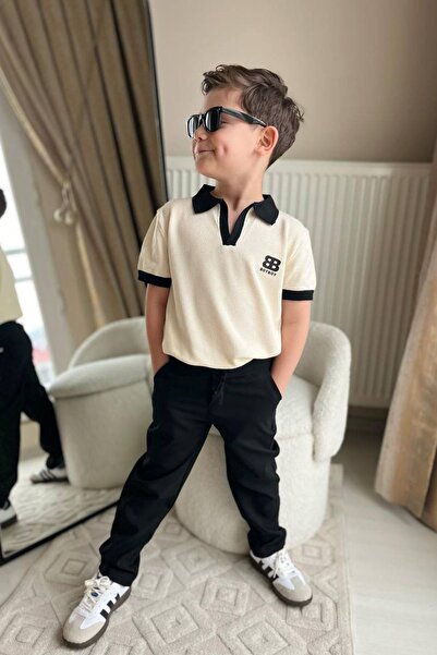 Minigimin Cicileri Miniğimin Cicileri Поло з коміром, дитячий комплект з футб...