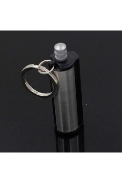 zola Refillable match, Zola®, weatherproof, steel, 6.4x1.9 cm, grey