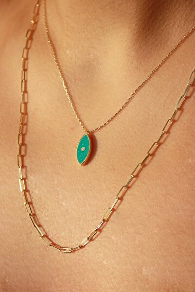 Gimora Madison Kalın Zincir Gümüş Kolye