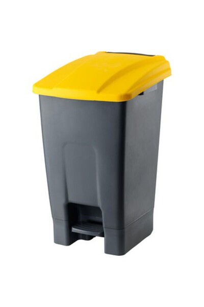 NEMKAR PEDALLI ÇÖP KOVASI TEKERLEKLİ 70 LT RENKLİ