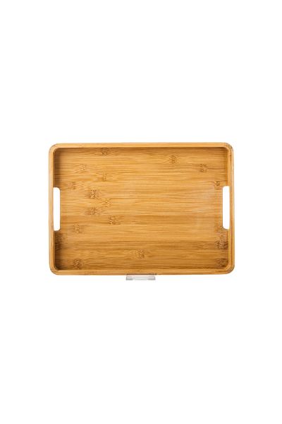 Dania Tray - White - Bamboo