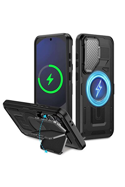 SKYDDAR INNOVATION Husă pentru Samsung Galaxy S24 FE, CamVault MagSafe cu pro...