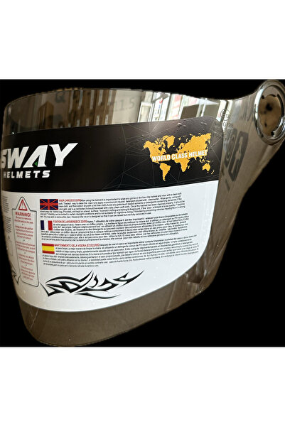 Sway 715 AYNA Vizör Kask Camı STANDART BEDEN