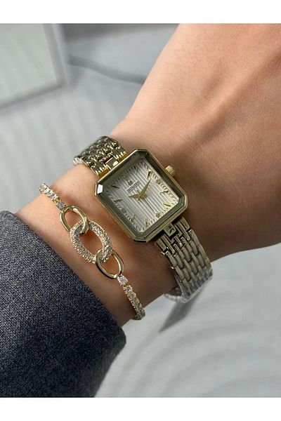 Homies Guaranteed Premium Women's Wristwatch Gold (White Dial) Rshms-181