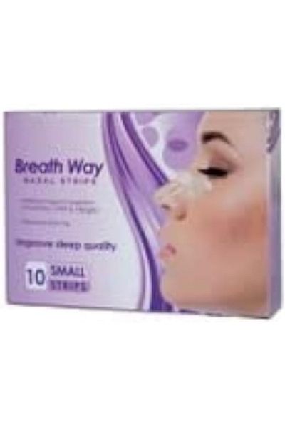 Breath Way شرائط الأنف 10 شرائط صغيرة/متوسطة الحجم