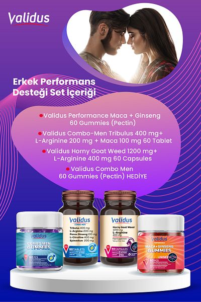 Validus Performance Support Set - Maca Ginseng - Combo Men - Horny Goat Weed
