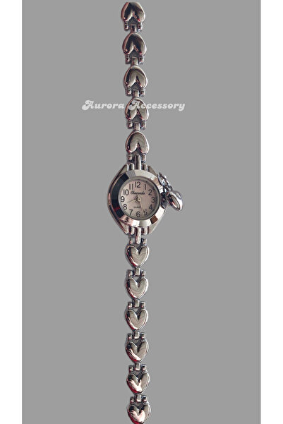 AurorAccessory ساعة يد نسائية من Volenta Shop Pinterest باللون الأبيض مع سوار...