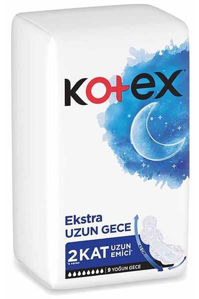 Kotex Hygienic Pad Extra Long Night Set of 45 (5Pk*9)