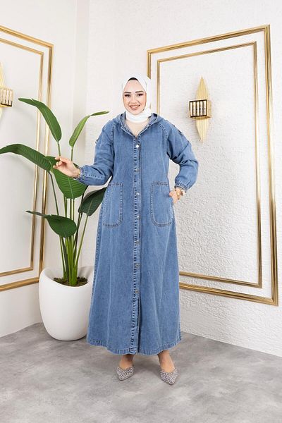 HARMAN BUTİK قبعة نسائية مع جيب وأزرار