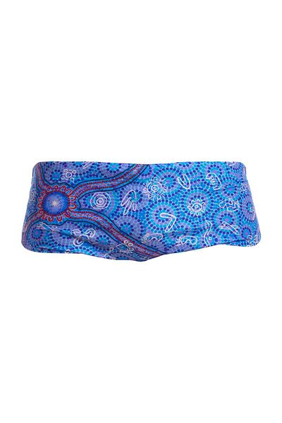 Funky Trunks Sea Dreams Men's Training Swim Trunks, 14cm Trunks
