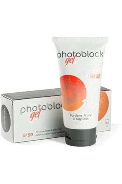Derma جل بيلا فوتوبلوك واقي من الشمس بعامل حماية 50 للبشرة المعرضة لحب الشباب والدهنية 75 جم / 2.65 أونصة