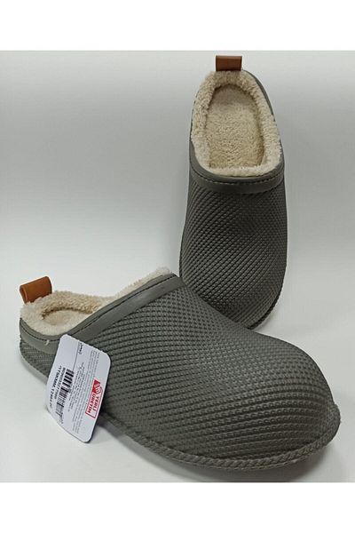 GEZER Silent Sole Eva Waterproof Furry Home Street Work Garden Slippers