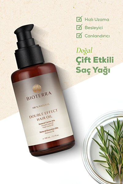 Bioterra Saç Uzatıcı & Çıkartıcı Bakım Yağı – Double Effect 100ml
