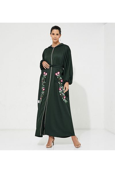 Rosette Abaya Green Morocco
