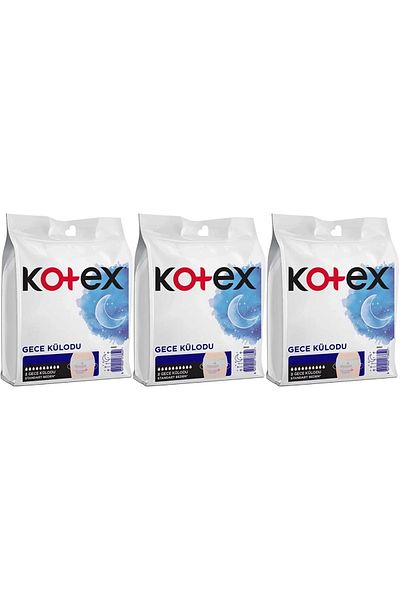 Kotex Night Panties / Panties Standard Size (Special for Intense Menstrual Period) Set of 6 (3Pk*2)
