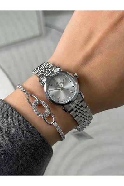 Homies Guaranteed Premium Women's Wrist Watch Silver (White Dial) Rshms-191