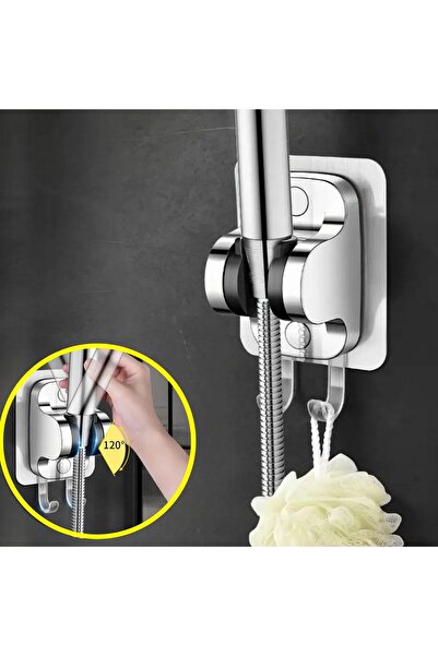 Neler Geldi Neler Duş Başlık Tutucu Yapışkanlı Duş Başlığı Tutucu Ayarlanabil...