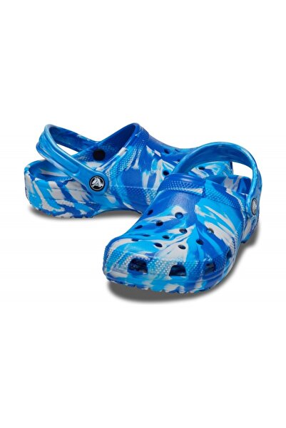 Crocs Marbled Clog, Blue Bolt/Multi