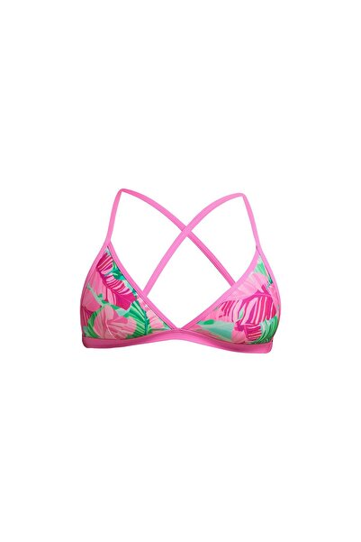 FUNKİTA Funkita Tropic Palm Kadın Üçgen Bikini Üstü – Ayarlanabilir Askılı Tr...