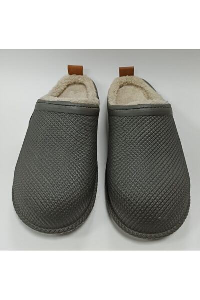 GEZER Silent Sole Eva Waterproof Furry Home Street Work Garden Slippers