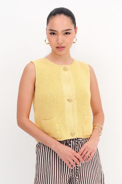 Addax Buttoned Knitwear Vest Y25101