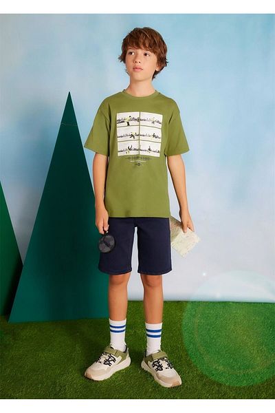 MAYORAL Tricou pentru băiat verde 6017