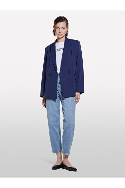 Sisley Femei Alb bumbac 100% cu imprimeu guler rotund Regular Fit tricou