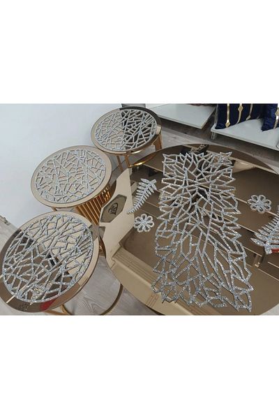 Şirin Hanem Sirin Hanem 1 Pcs Coffee Table Cloth 4 Pieces