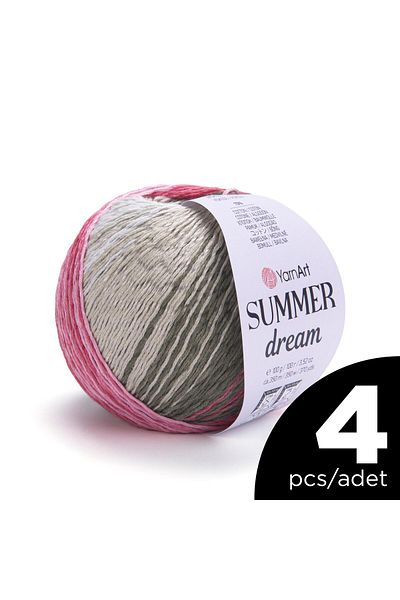 Yarnart SUMMER DREAM - 4313 - 4 ΤΕΜ