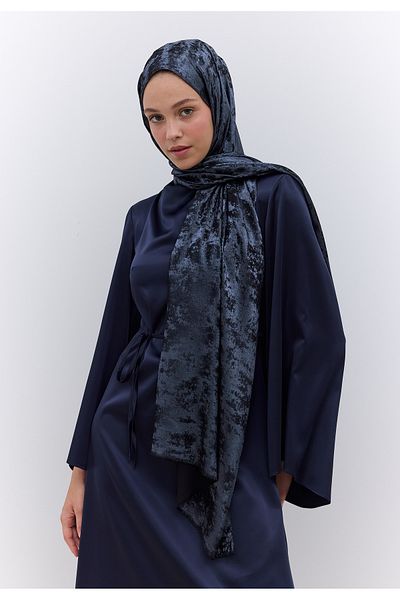 Fresh Luxury Shine Shawl Night Blue