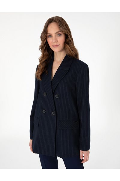 Pierre Cardin Navy Blue Comfort Fit Jacket 50290395 -Vr033