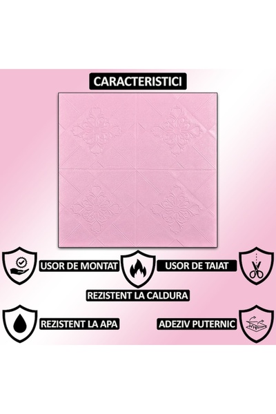 NEXTLY Set of 20 x 3d Self-Adhesive Wallpaper, For Wall Or Ceiling, Waterproof, Adjustable, Surface