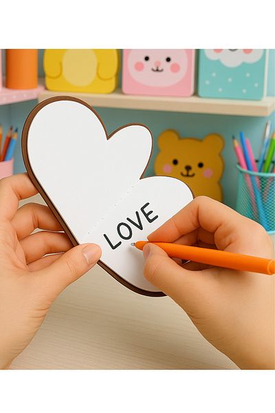 NaSaDAN Heart Chocolate Look Scented Notepad