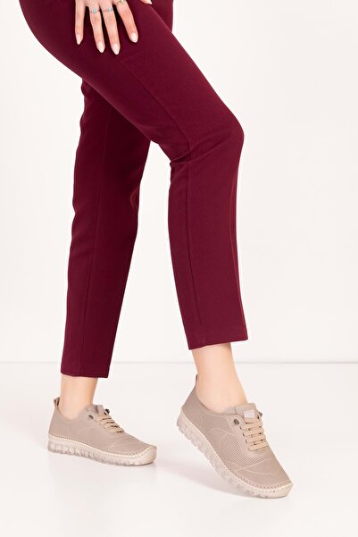 Gondol Hakiki Deri Rahat Esnek Hafif Taban Yazlık Ayakkabı kla.3622