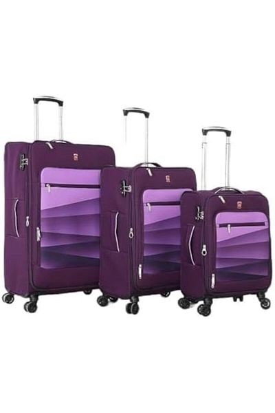 Giordano Luggage Set Of 3 Pieces (25/AR59/3TR-PURPLE)